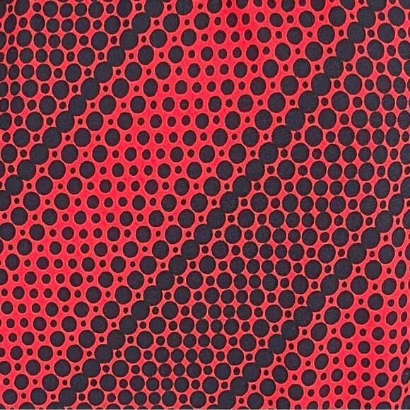 Michael Michael Kors red with navy blue polka dot peasant style blouse Size S - Picture 3 of 13